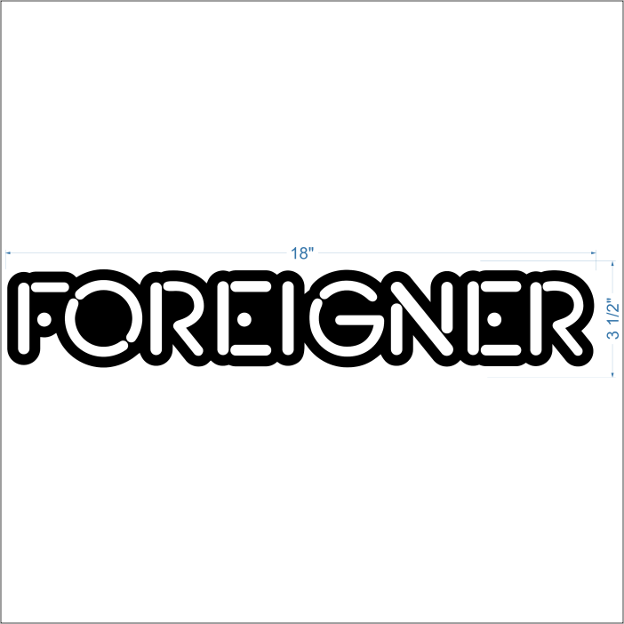 foreigner band logo svg