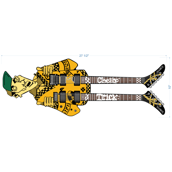 Cheap trick double neck shop guitar